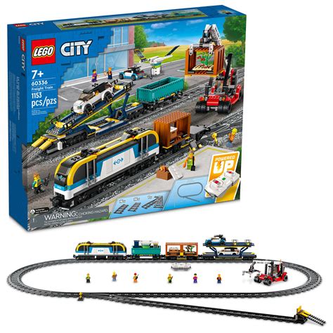 lego remote train set|lego city 60336 freight train.